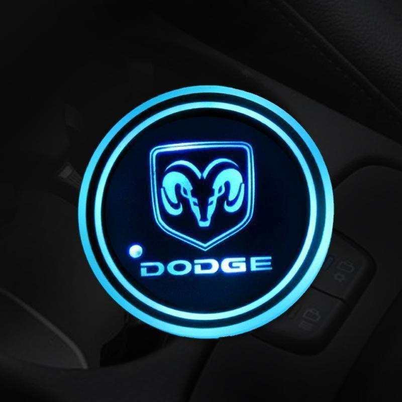 Hot Sale 🎁50% OFF 🎁7 Colors Led Car Logo Cup Lights up Holder
