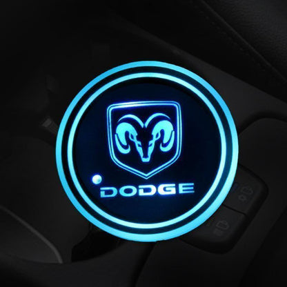 Hot Sale 🎁50% OFF 🎁7 Colors Led Car Logo Cup Lights up Holder