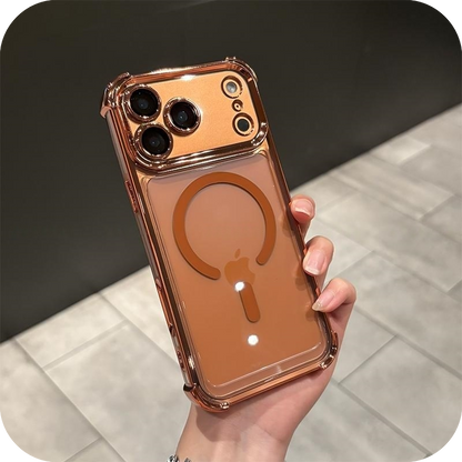 iPhone 17 Corner Airbags Magnetic Shockproof Ice-Clear Case