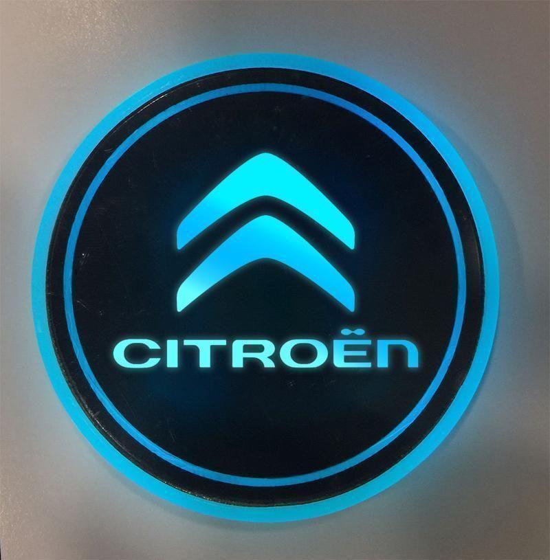 Hot Sale 🎁50% OFF 🎁7 Colors Led Car Logo Cup Lights up Holder