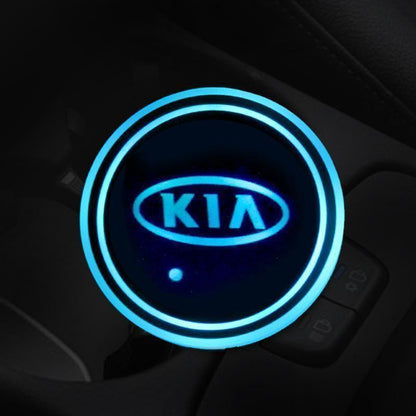 Hot Sale 🎁50% OFF 🎁7 Colors Led Car Logo Cup Lights up Holder