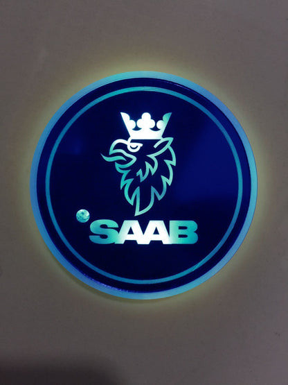 Hot Sale 🎁50% OFF 🎁7 Colors Led Car Logo Cup Lights up Holder