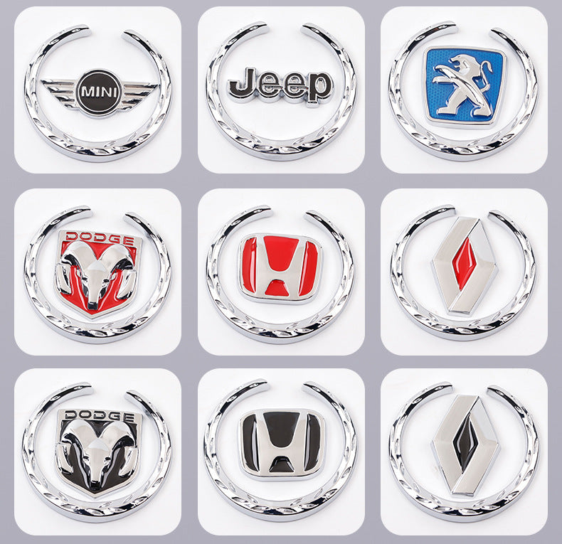 Special car modified metal three-dimensional car sticker