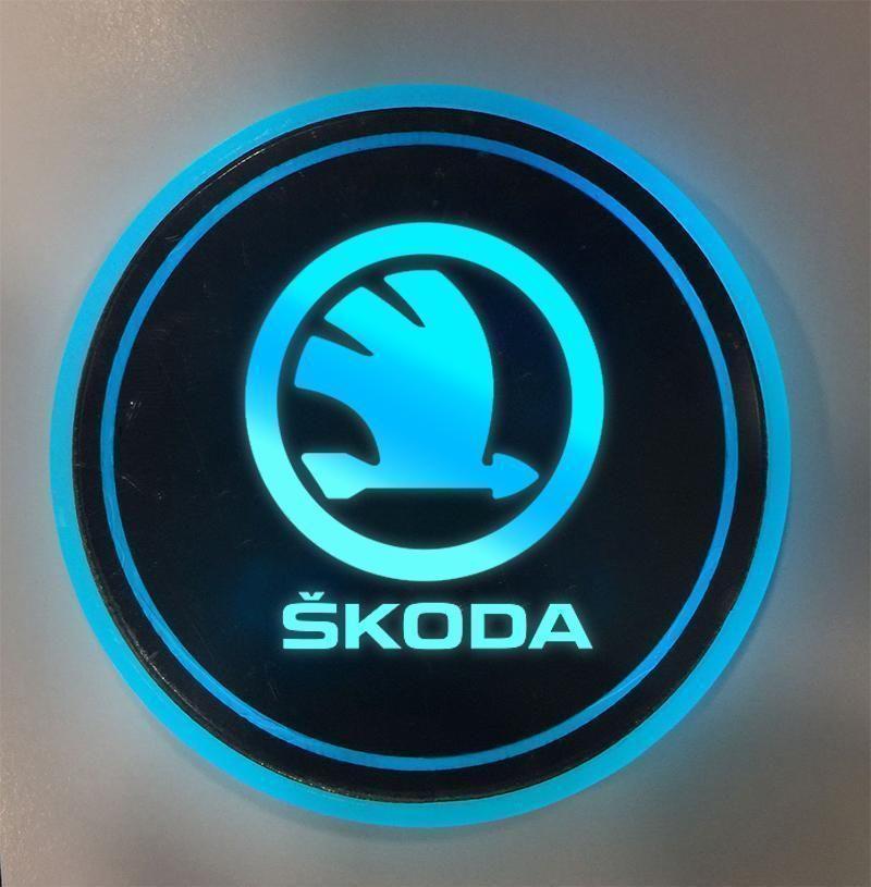 Hot Sale 🎁50% OFF 🎁7 Colors Led Car Logo Cup Lights up Holder