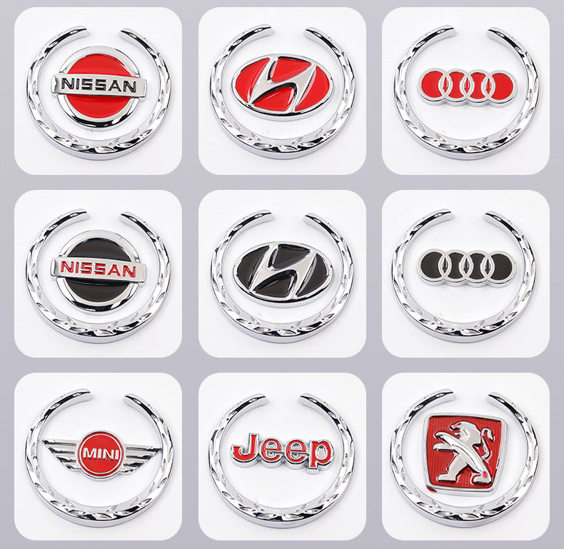 Special car modified metal three-dimensional car sticker