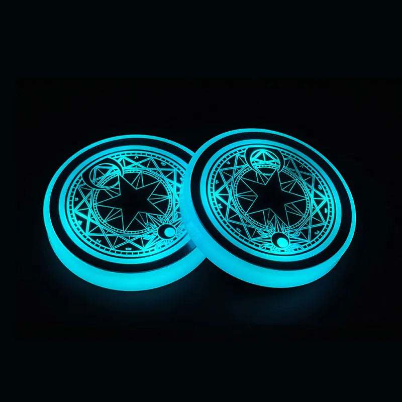 Hot Sale 🎁50% OFF 🎁7 Colors Led Car Logo Cup Lights up Holder