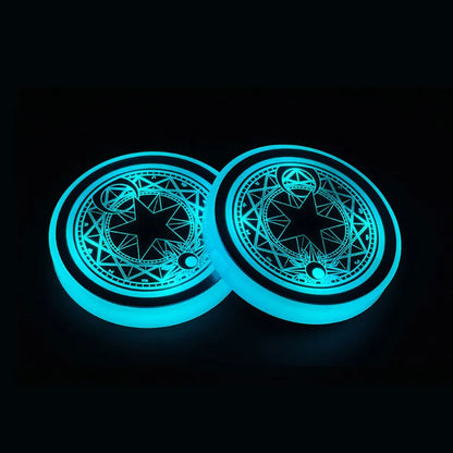Hot Sale 🎁50% OFF 🎁7 Colors Led Car Logo Cup Lights up Holder