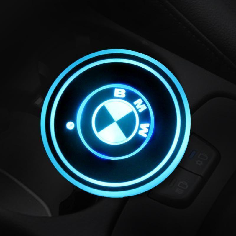 Hot Sale 🎁50% OFF 🎁7 Colors Led Car Logo Cup Lights up Holder