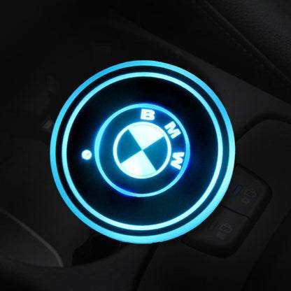 Hot Sale 🎁50% OFF 🎁7 Colors Led Car Logo Cup Lights up Holder