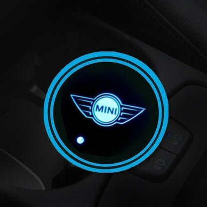 Hot Sale 🎁50% OFF 🎁7 Colors Led Car Logo Cup Lights up Holder
