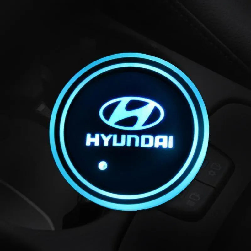 Hot Sale 🎁50% OFF 🎁7 Colors Led Car Logo Cup Lights up Holder