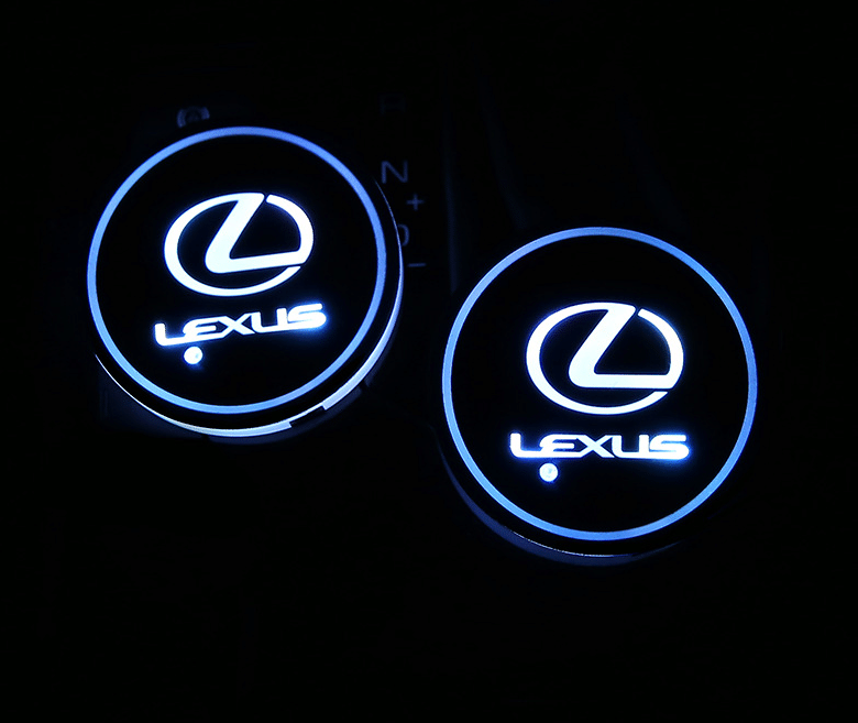 Hot Sale 🎁50% OFF 🎁7 Colors Led Car Logo Cup Lights up Holder