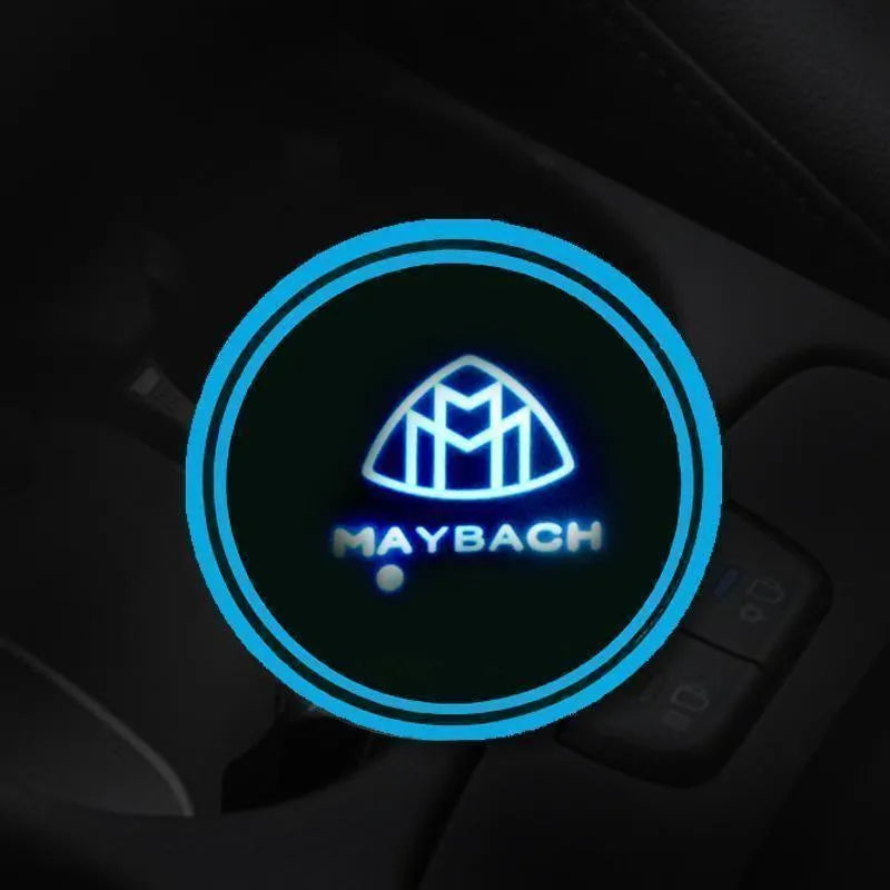Hot Sale 🎁50% OFF 🎁7 Colors Led Car Logo Cup Lights up Holder