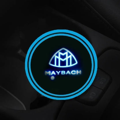 Hot Sale 🎁50% OFF 🎁7 Colors Led Car Logo Cup Lights up Holder