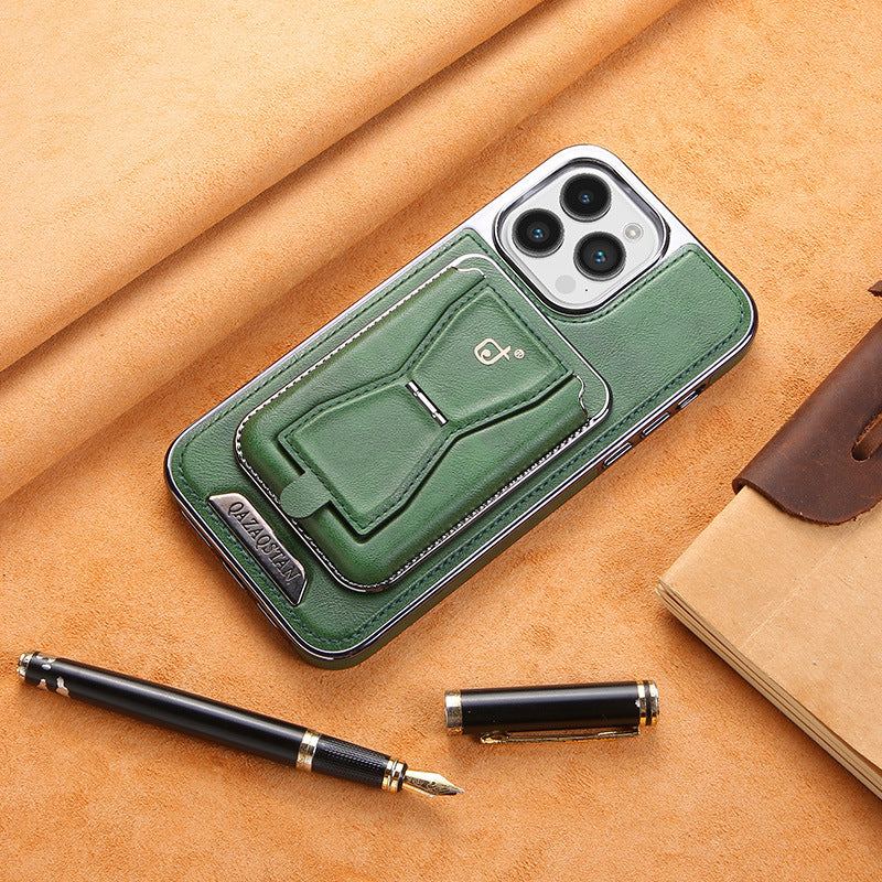 Leather Wallet Stand Phone Case For iPhone