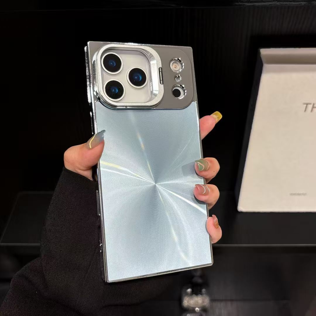 High-end Laser Square Aurora Suitable for iPhone Mobile Phone Case