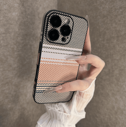 Carbon Fiber Full-cover Mobile Phone Case Suitable for iPhone Series