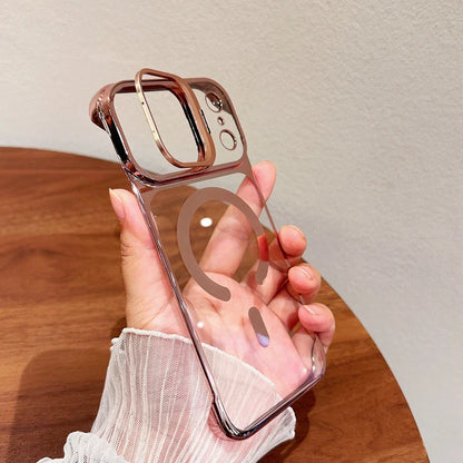 Luxury Plating Broderless Ultra Thin Magsafe Case for iPhone 17 16 15 14