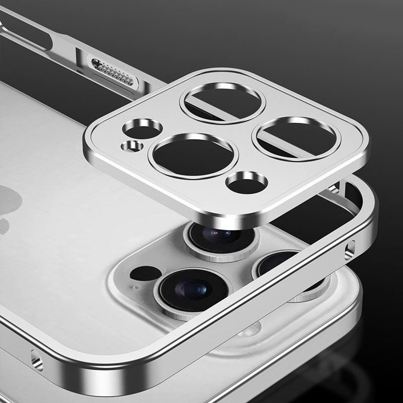 Summer Cooling Independent Frame Lens Cover Phone Case For iPhone