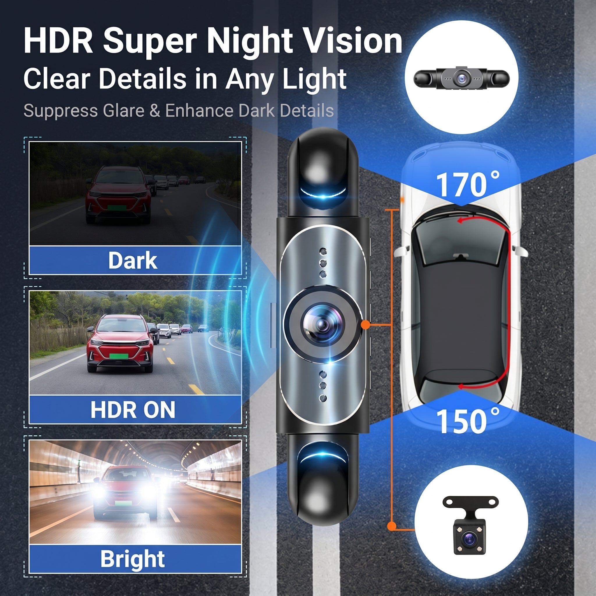 🎁LAST DAY 49% OFF🔥Full View Car Dashcam System