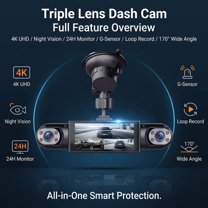 🎁LAST DAY 49% OFF🔥Full View Car Dashcam System