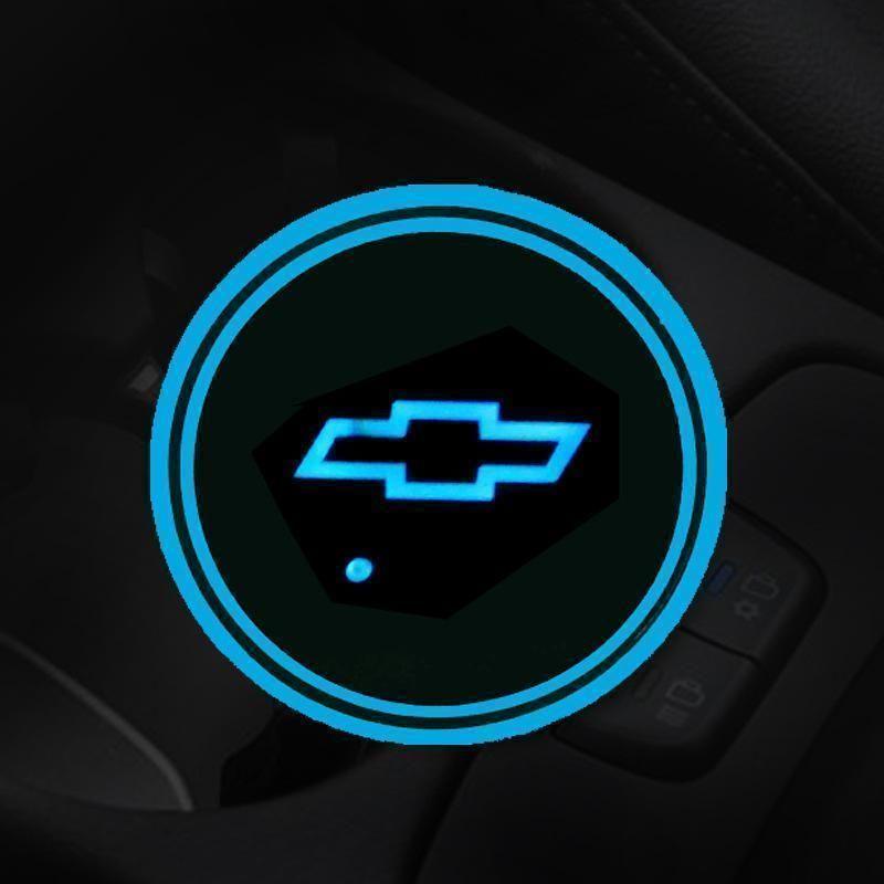 Hot Sale 🎁50% OFF 🎁7 Colors Led Car Logo Cup Lights up Holder