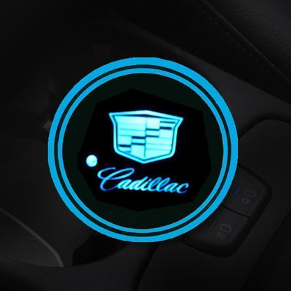 Hot Sale 🎁50% OFF 🎁7 Colors Led Car Logo Cup Lights up Holder