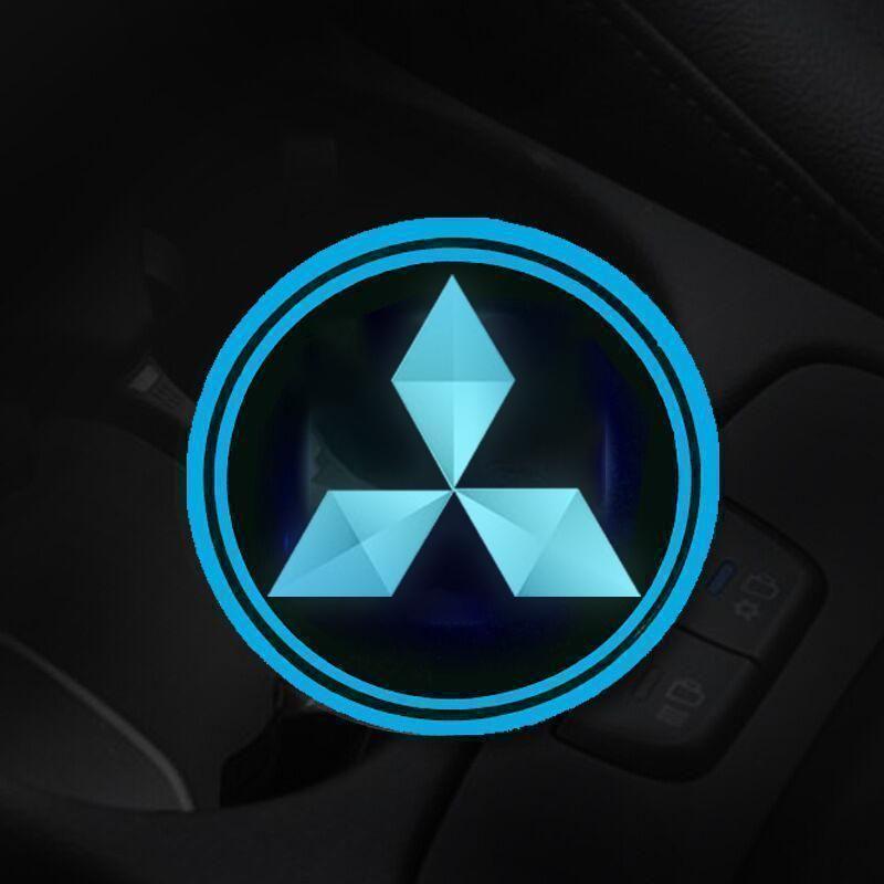 Hot Sale 🎁50% OFF 🎁7 Colors Led Car Logo Cup Lights up Holder