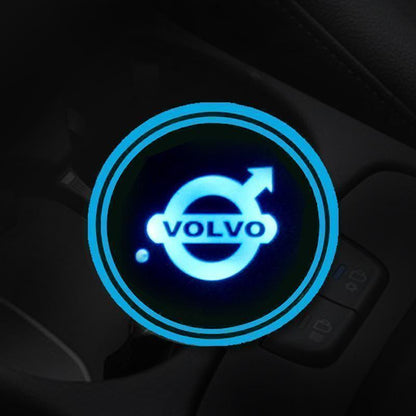 Hot Sale 🎁50% OFF 🎁7 Colors Led Car Logo Cup Lights up Holder